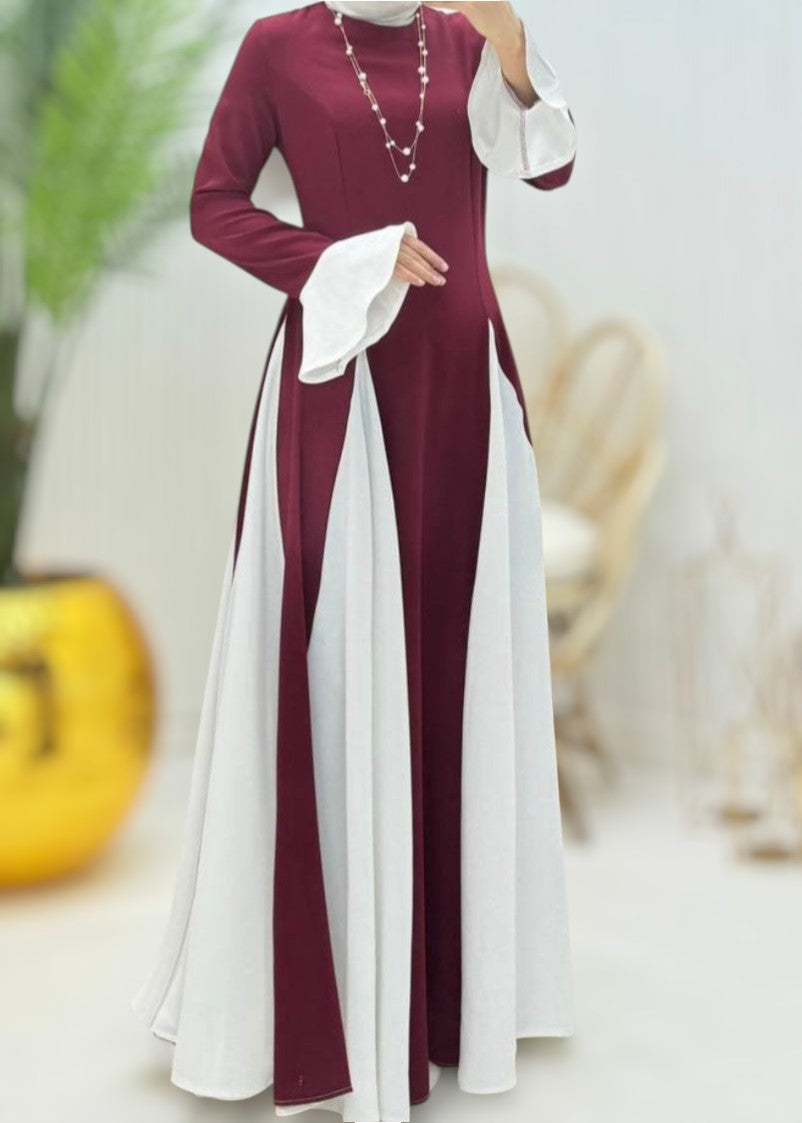 Bella Maxi Dress Maroon