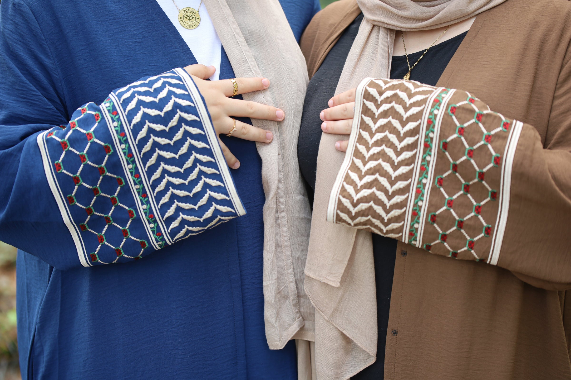Watermelon Kuffiyeh Abayas