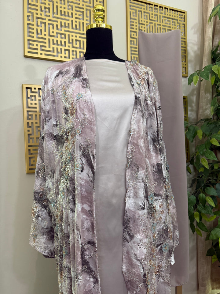 Petals and Shimmer in Desert Mist
