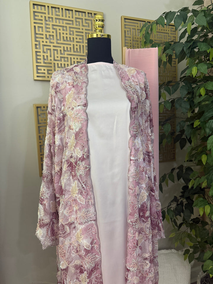 Rose Garden-Petals and Pearls Abaya Collection