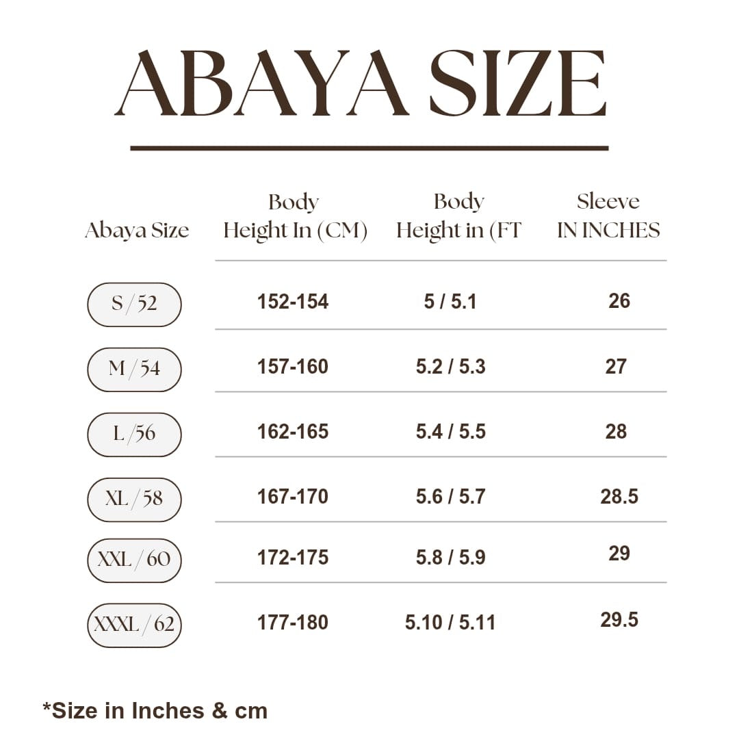 Mocha Brown Abaya