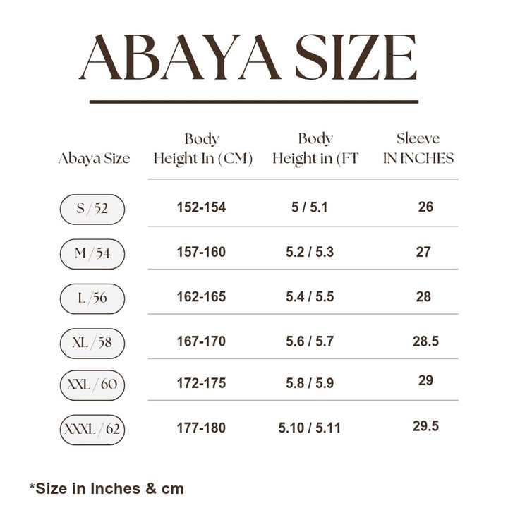 Mocha Brown Abaya