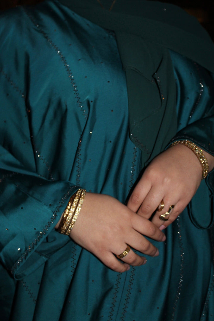Celestial Turquoise Abaya