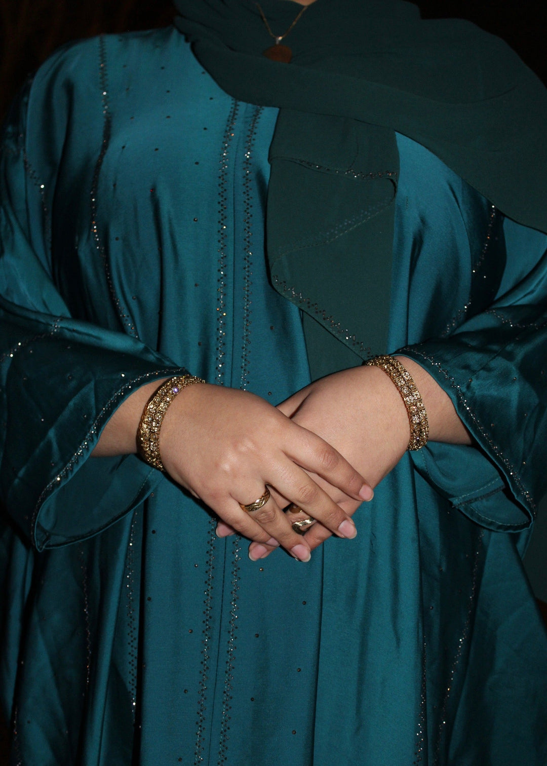Celestial Turquoise Abaya