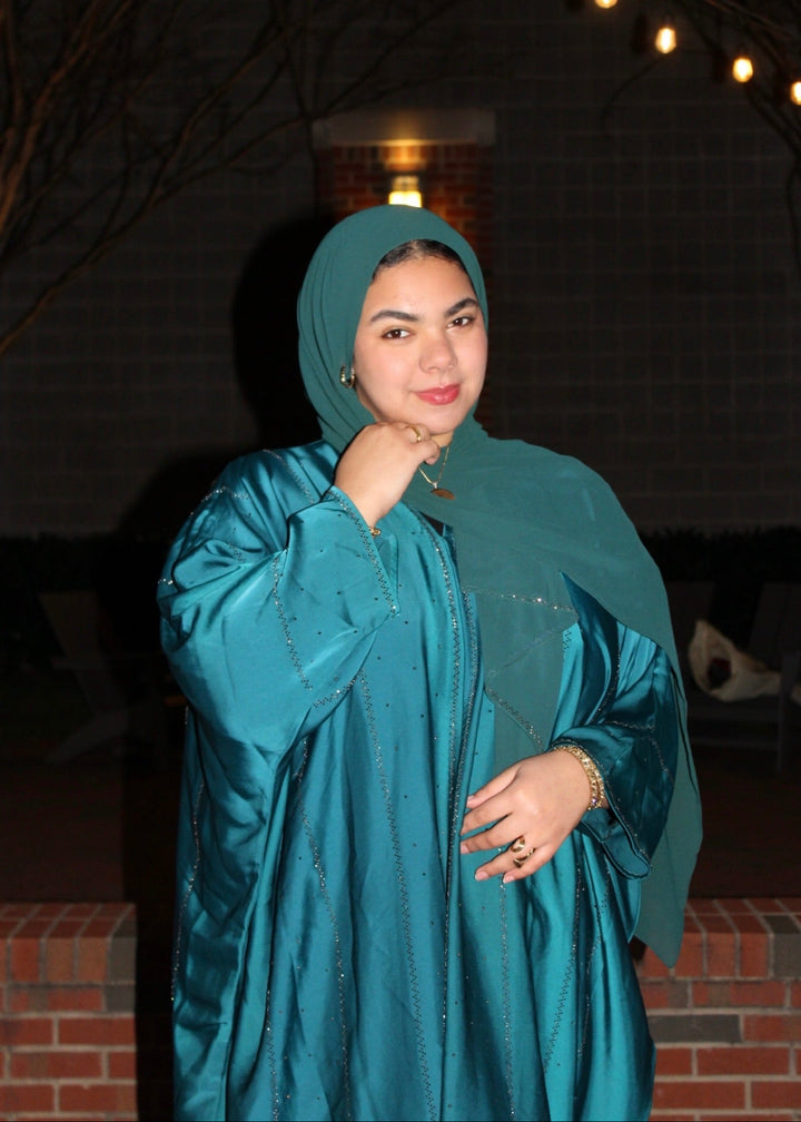 Celestial Turquoise Abaya
