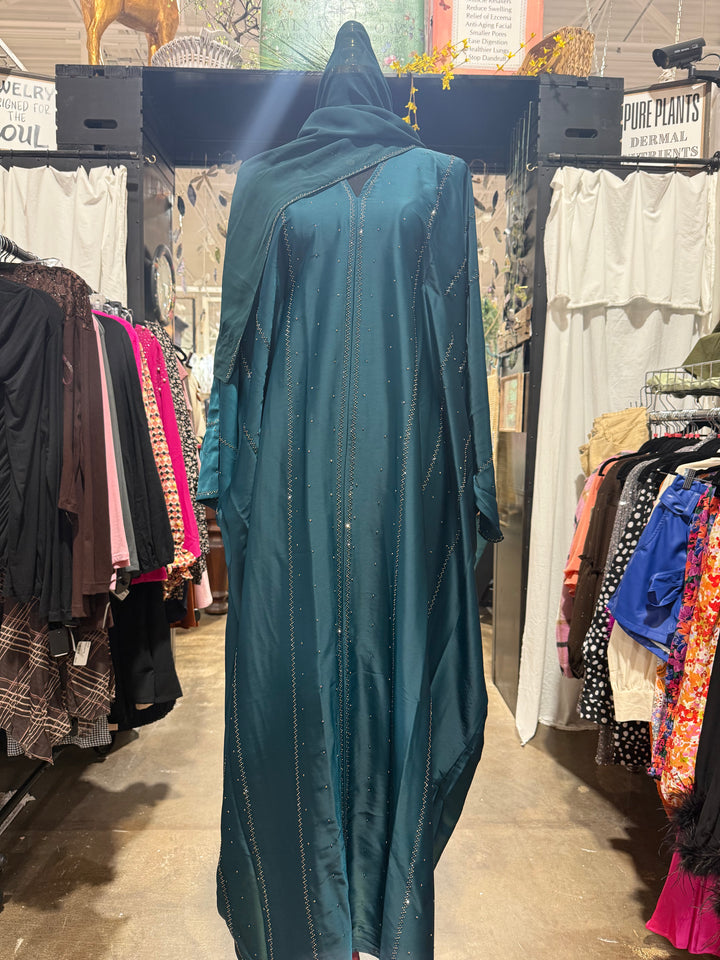Celestial Turquoise Abaya