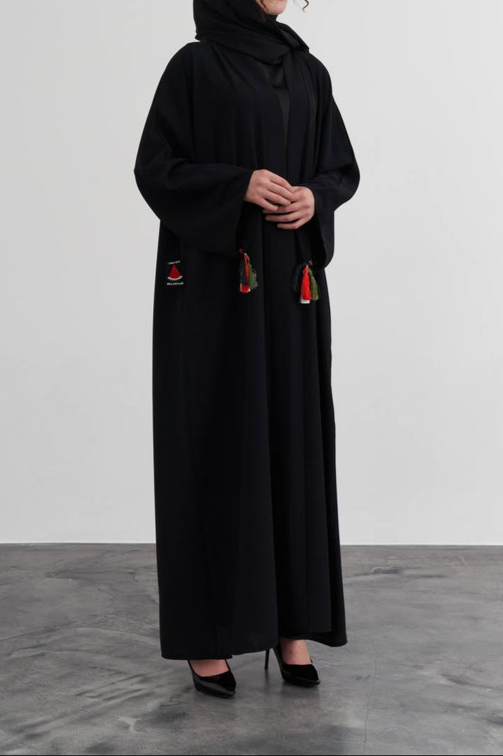 Floral Pali Map Abaya