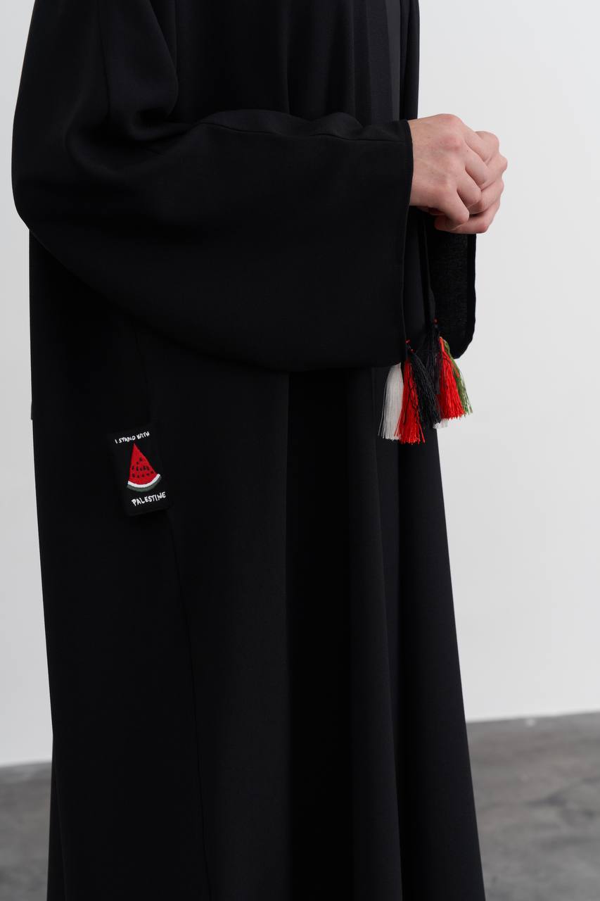 Floral Pali Map Abaya