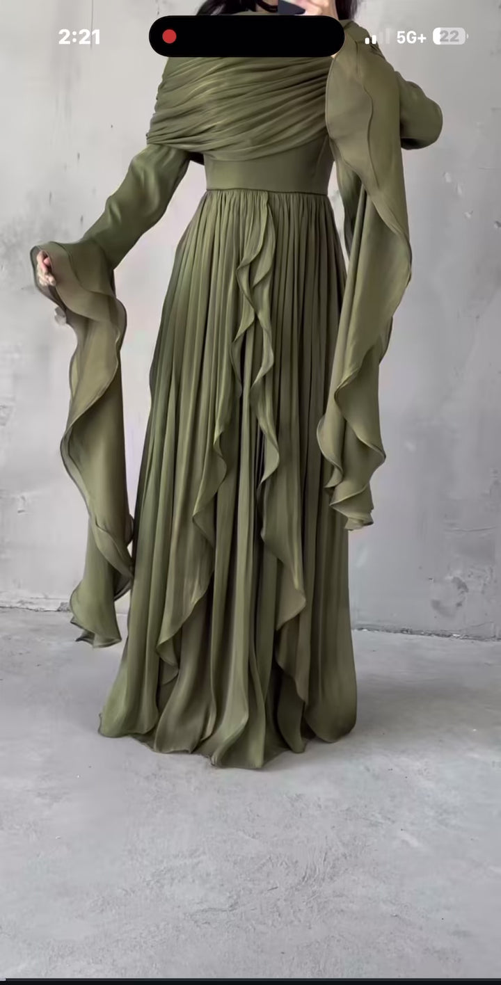Yasmeen Maxi Dress Soft Gold